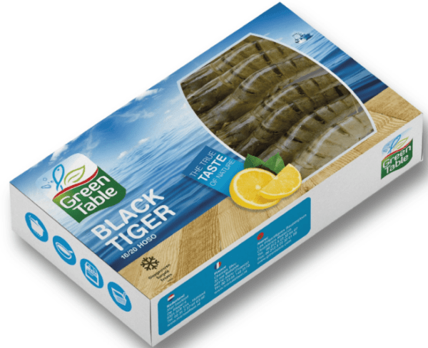 Black tiger HOSO (diepvries)Per 100 gram: