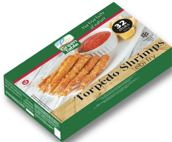 Torpedo Garnalen Per 100 gram: